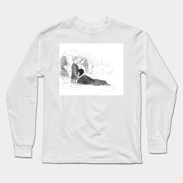 La Dolce Vita 1960 Federico Fellini - Sketch Long Sleeve T-Shirt by Le petit fennec